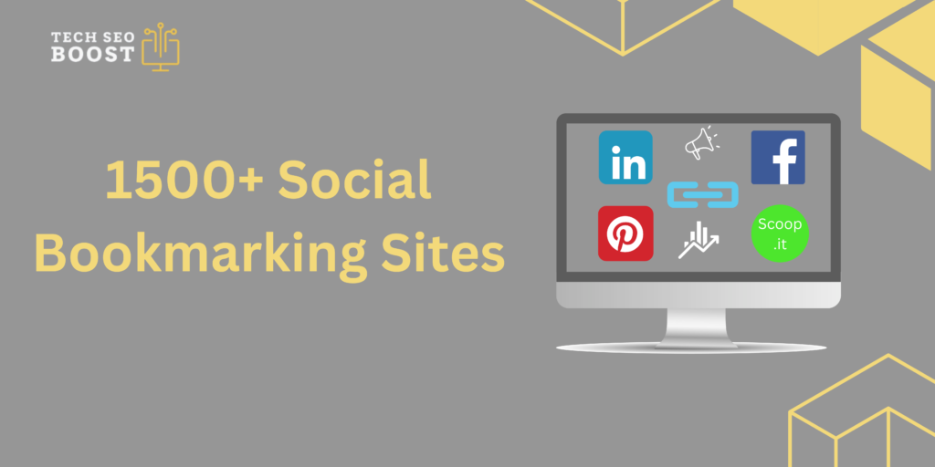 1500+ Free Social Bookmarking Sites